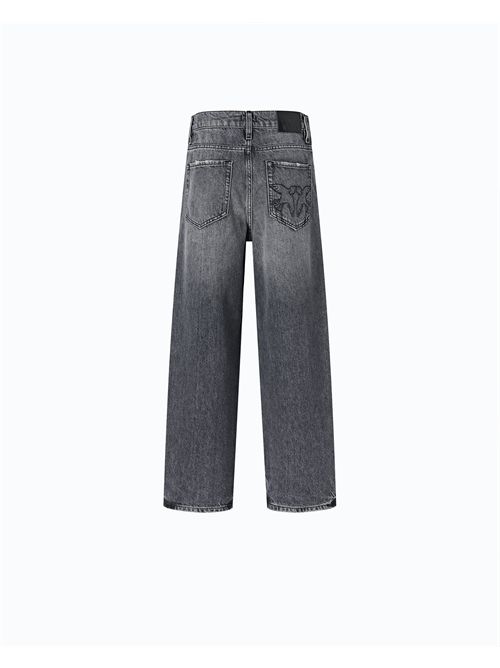 Jeans balloon in denim grigio PINKO | 103857A2RY/PJ9